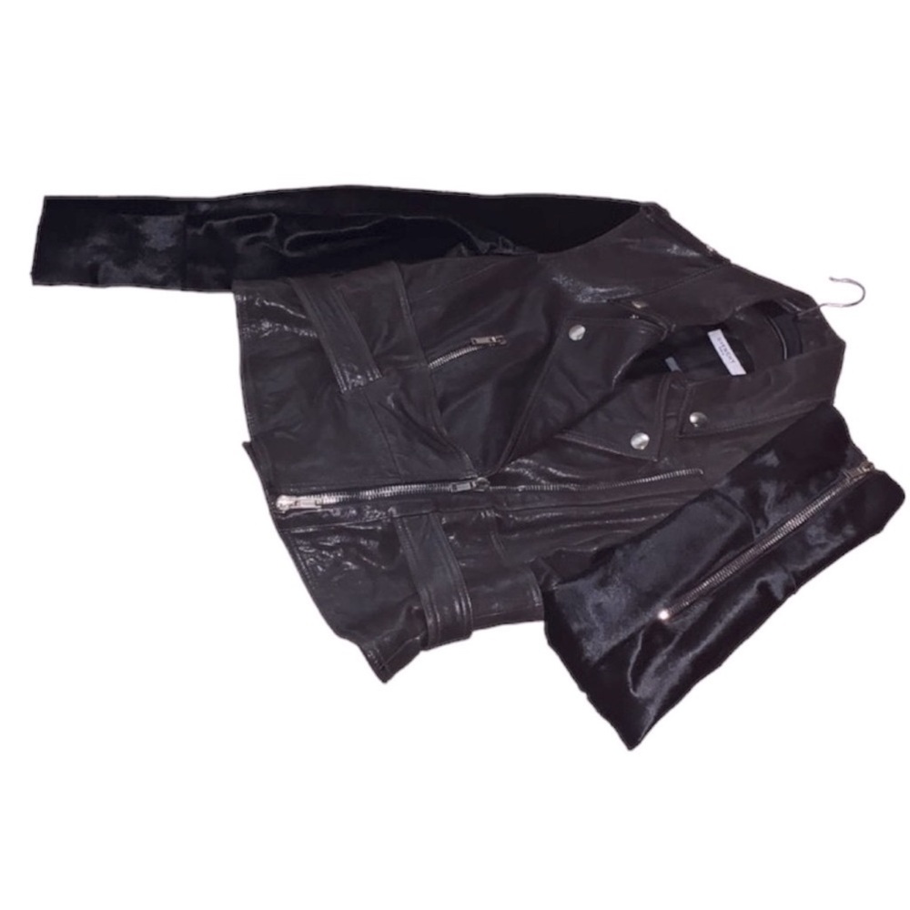 Givenchy Black Leather Biker Jacket - Picture 2 of 7